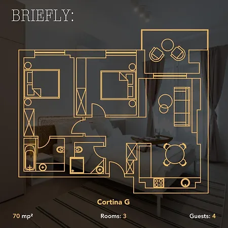 North By Urbanesq Cortina G Апартаменти *